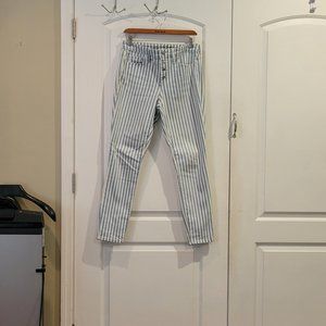 Pinstripe Jeans